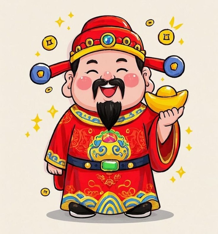 avt thần tài dễ thương