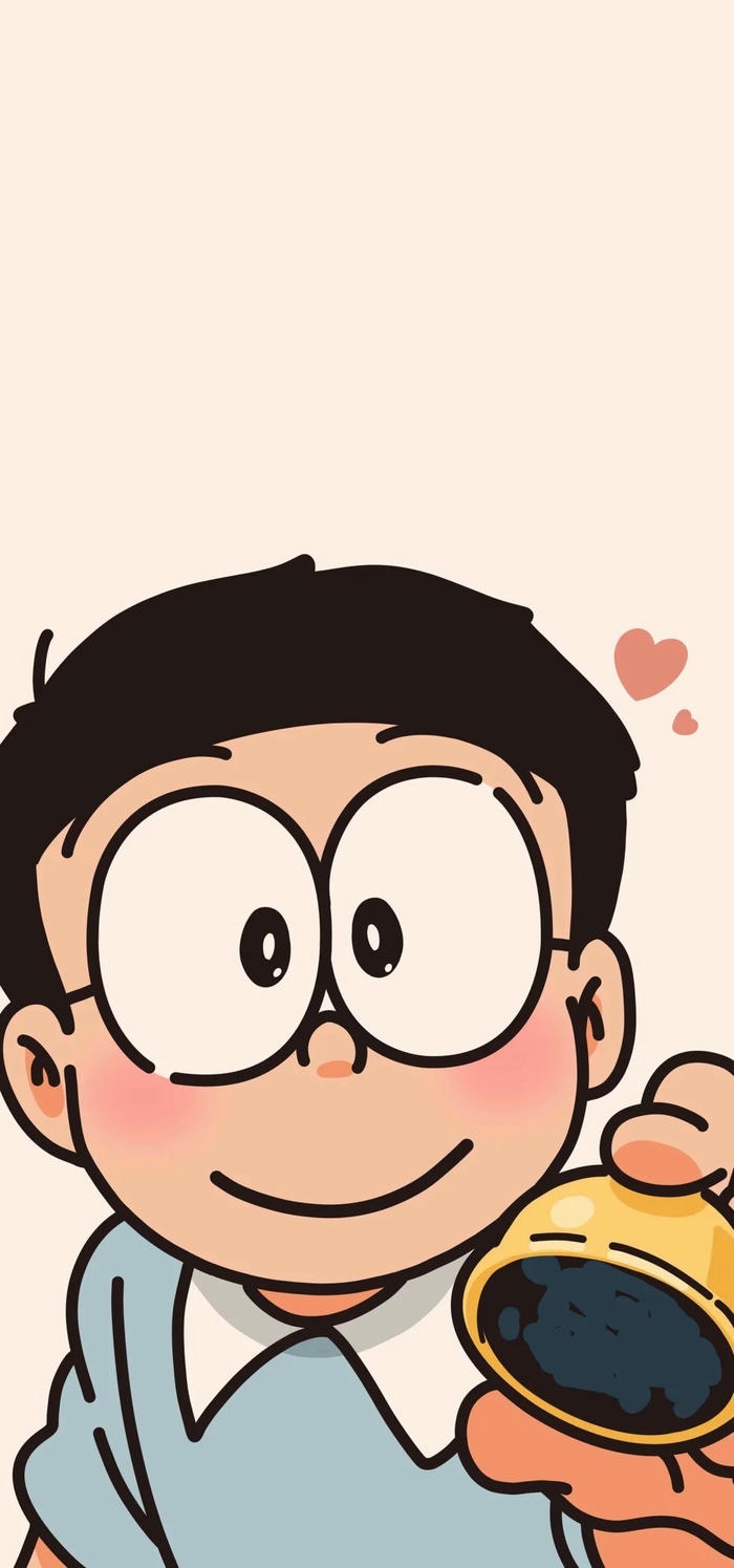 hình nền nobita cầm chuông