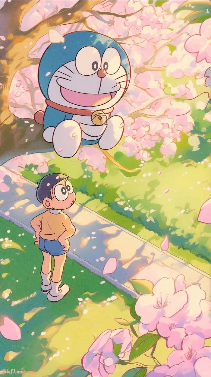 hình nền nobita đáng yêu