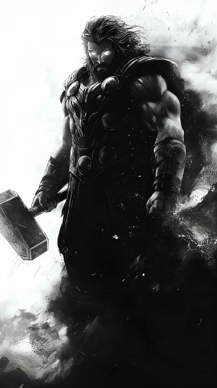 hình nền thor cầm búa